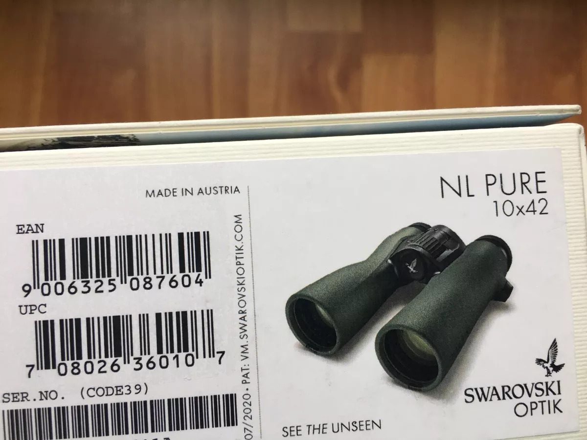 Prismáticos Swarovski Optik NL Pure 10×42.
